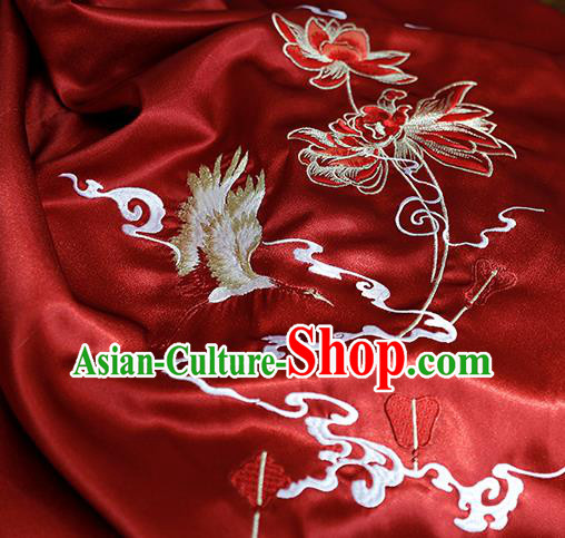 China Ancient Ming Dynasty Royal Princess Historical Clothing Traditional Hanfu Red Gown and Skirt Full Set