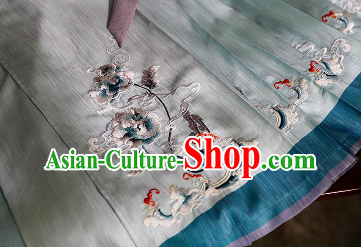 China Ancient Ming Dynasty Royal Princess Historical Clothing Traditional Hanfu Red Gown and Skirt Full Set