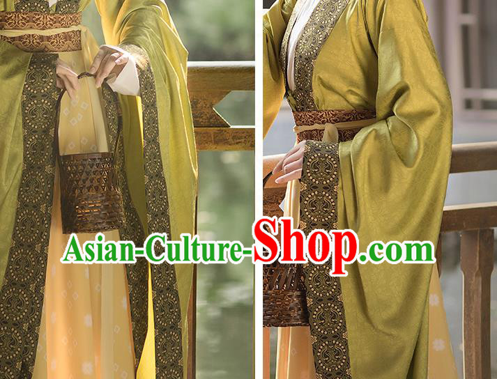 China Southern and Northern Dynasties Historical Clothing Ancient Court Lady Hanfu Dress