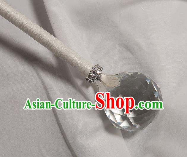 Handmade Queen White Crystal Sceptre Top Grade Wedding Bridal Bouquet Bride Royal Crown Cane