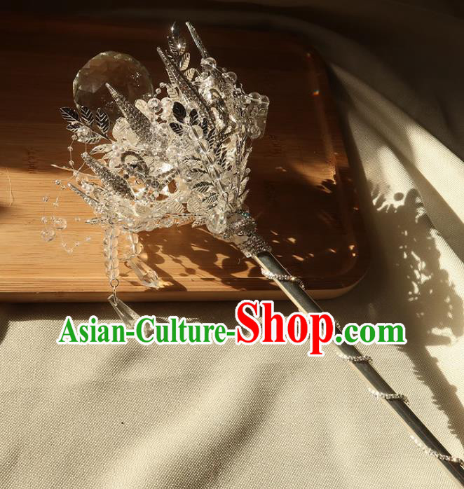 Top Grade Baroque Queen Sceptre Bride Cane Handmade Wedding Crystal Bridal Bouquet