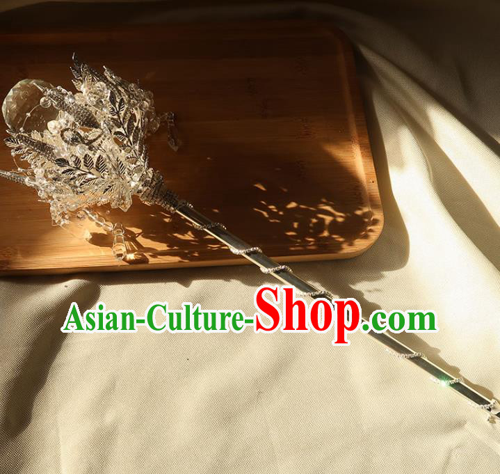 Top Grade Baroque Queen Sceptre Bride Cane Handmade Wedding Crystal Bridal Bouquet