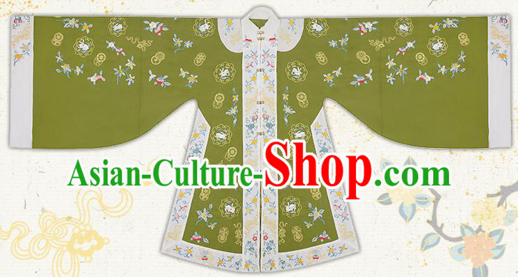 Traditional China Ming Dynasty Patrician Lady Historical Clothing Ancient Young Beauty Embroidered Hanfu Costumes