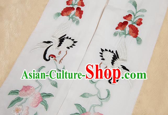 Traditional China Ming Dynasty Noble Lady Historical Clothing Ancient Patrician Beauty Hanfu Apricot Embroidered Cloak
