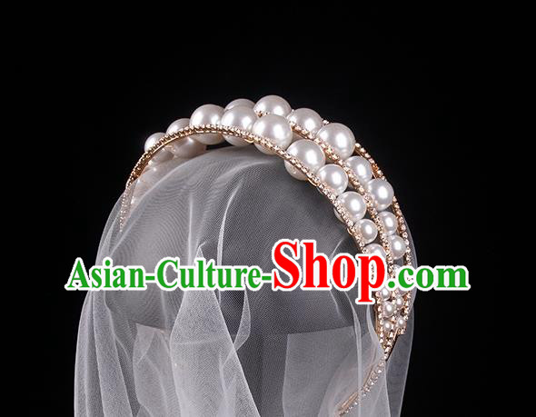 Europe Wedding Princess Headband Elegant Hair Accessories Bride Royal Crown