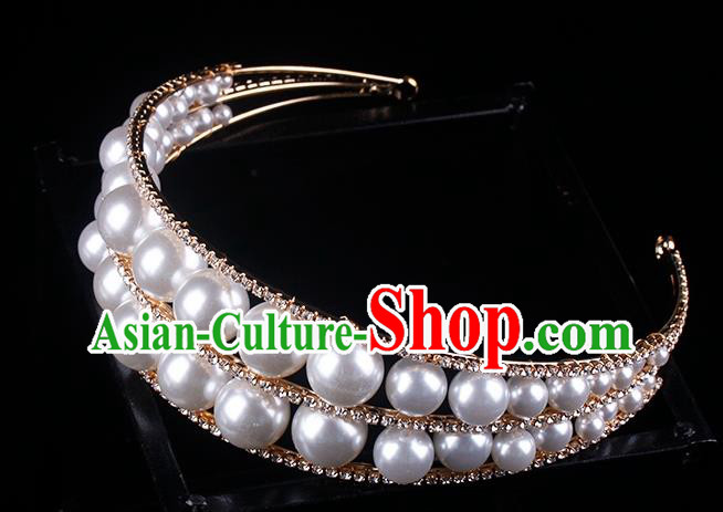 Europe Wedding Princess Headband Elegant Hair Accessories Bride Royal Crown