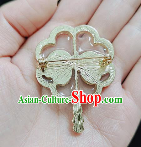 Handmade China Cheongsam Breastpin Classical Jewelry Lotus Brooch Accessories