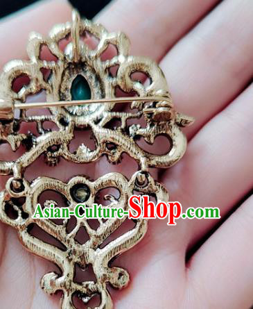 Top Crystal Brooch Jewelry Accessories Handmade Baroque Breastpin