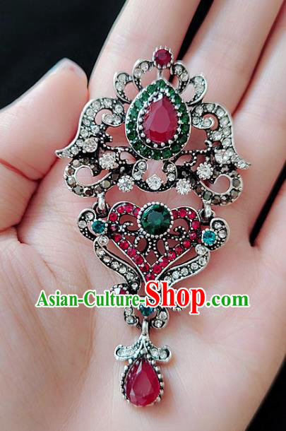 Top Crystal Brooch Jewelry Accessories Handmade Baroque Breastpin