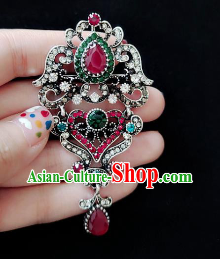 Top Crystal Brooch Jewelry Accessories Handmade Baroque Breastpin