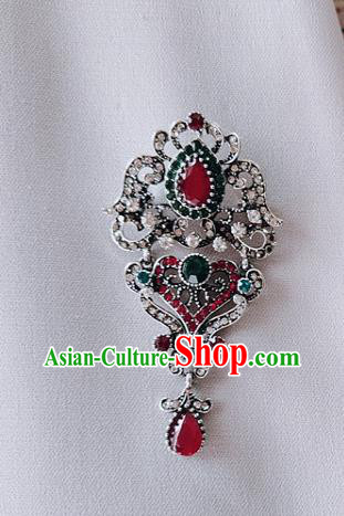 Top Crystal Brooch Jewelry Accessories Handmade Baroque Breastpin