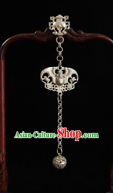 Handmade China Sachet Brooch Pendant Accessories Classical Cheongsam Argent Bat Breastpin Jewelry