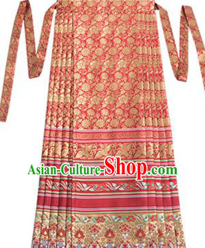 Traditional China Ancient Patrician Countess Hanfu Dress Ming Dynasty Noble Mistress Historical Clothing