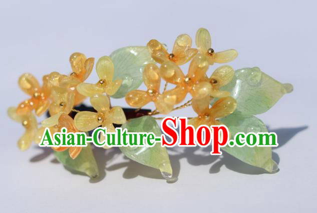 China Traditional Ancient Ming Dynasty Princess Hair Stick Classical Hanfu Osmanthus HairpinChina Traditional Ancient Ming Dynasty Princess Hair Stick Classical Hanfu Osmanthus Hairpin