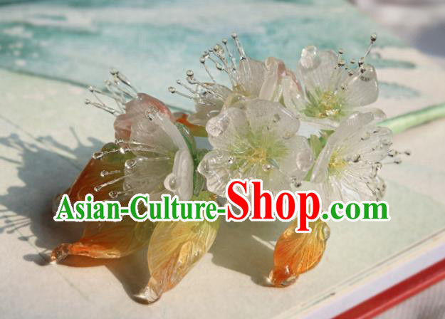 China Classical Hanfu Pear Blossom Hairpin Traditional Ming Dynasty Princess Hair Stick
