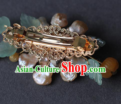 China Traditional Ming Dynasty Ceregat Hair Sticks Ancient Princess Shell Flowers Hairpin