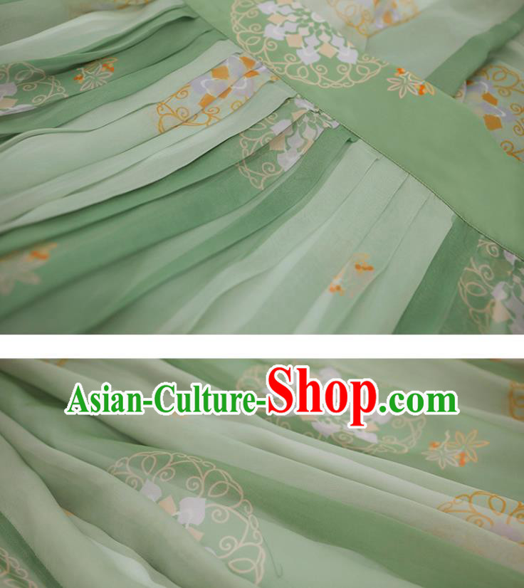 China Ancient Palace Lady Hanfu Dress Traditional Tang Dynasty Noble Beauty Clothing