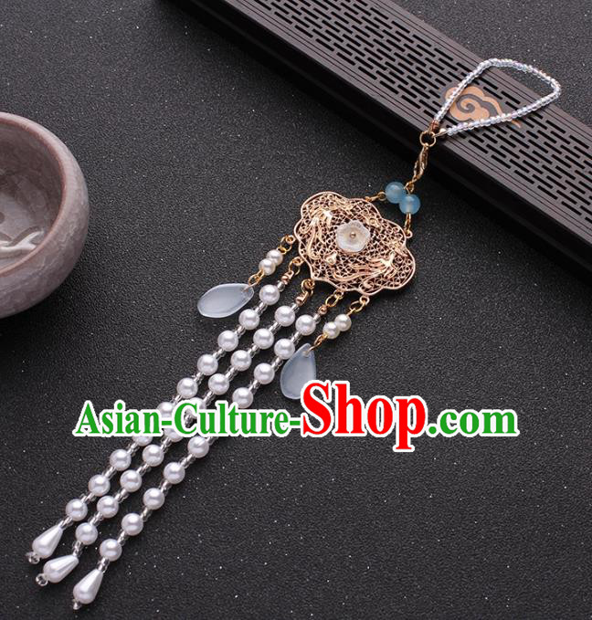 China Classical Tassel Brooch Traditional Cheongsam Pendant Accessories