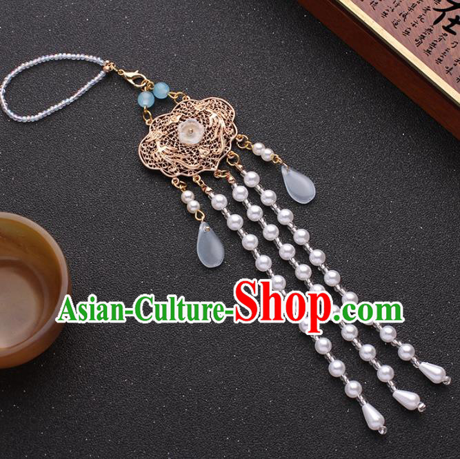 China Classical Tassel Brooch Traditional Cheongsam Pendant Accessories