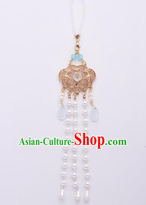 China Classical Tassel Brooch Traditional Cheongsam Pendant Accessories