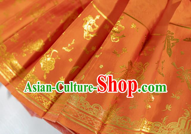 China Traditional Ming Dynasty Imperial Mistress Historical Clothing Ancient Noble Beauty Hanfu Costumes