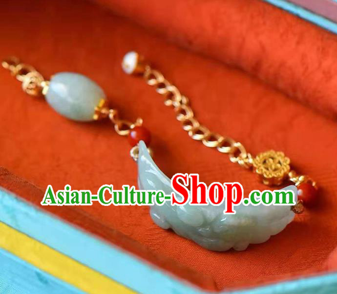 China Handmade Jade Carving Pi Xiu Bracelet Traditional Jewelry Accessories National Bangle