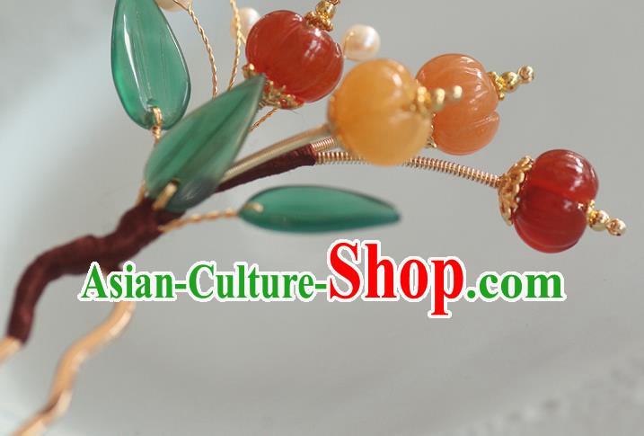 China Song Dynasty Princess Hairpin Handmade Hair Accessories Traditional Ceregat Hair Stick