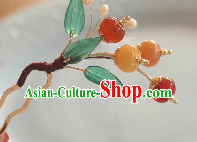 China Song Dynasty Princess Hairpin Handmade Hair Accessories Traditional Ceregat Hair Stick