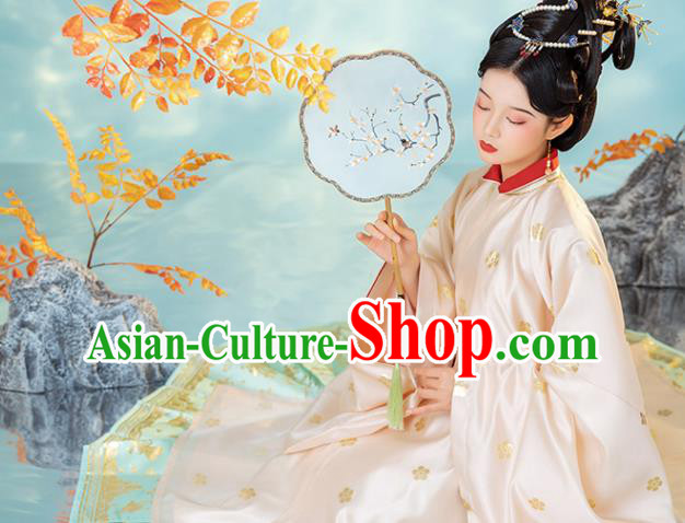China Ancient Imperial Concubine Hanfu Dress Traditional Ming Dynasty Court Woman Historical Clothing