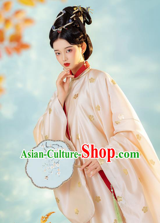 China Ancient Imperial Concubine Hanfu Dress Traditional Ming Dynasty Court Woman Historical Clothing