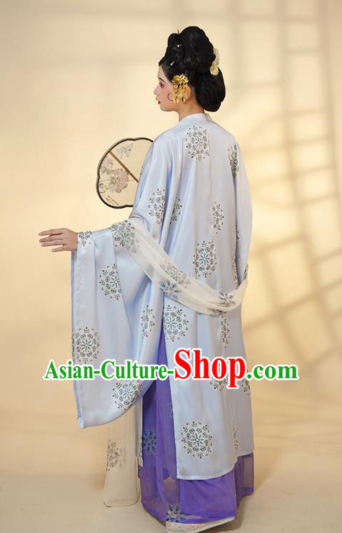 Traditional China Tang Dynasty Court Lady Historical Costumes Ancient Young Beauty Hanfu Dress