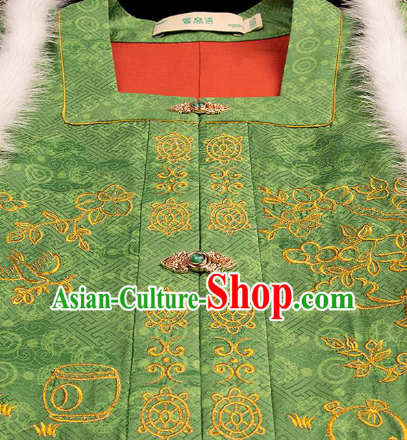 China Ancient Noble Beauty Hanfu Dress Traditional Ming Dynasty Royal Princess Historical Clothing