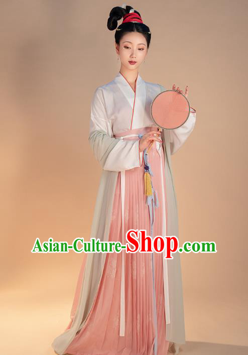 Traditional China Song Dynasty Court Lady Clothing Ancient Royal Princess Historical Costumes