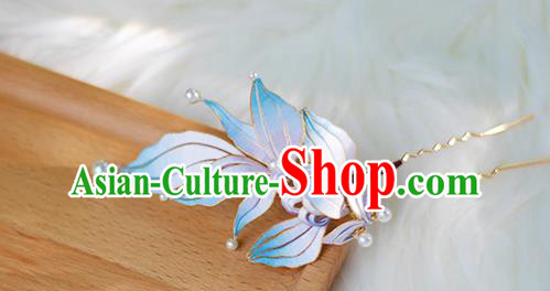 Chinese Traditional Hanfu Hair Stick Ancient Court Princess Hair Accessories Tassel Hairpin