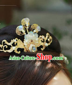 Chinese Cosplay Hair Accessories Traditional Hanfu Scale Hair Crown