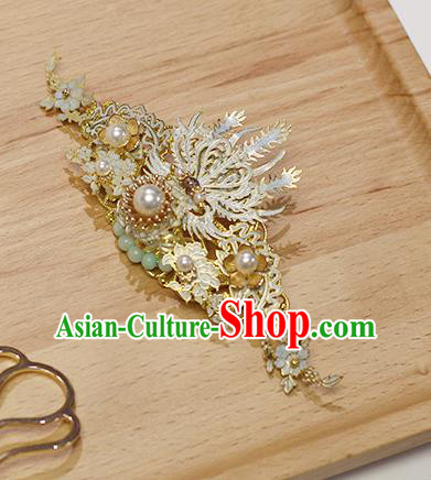 Chinese Ancient Princess Hairpin Hair Accessories Traditional Ming Dynasty Phoenix Hair Comb