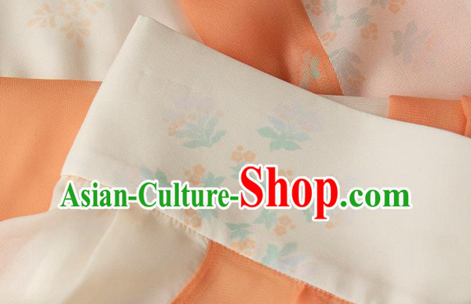China Ancient Court Lady Hanfu Dress Apparels Traditional Tang Dynasty Historical Clothing