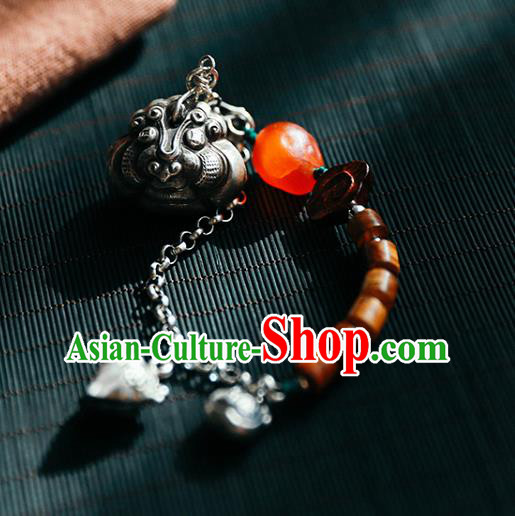 China Traditional Silver Bracelet Accessories Classical Bangle Wristlet Jewelry