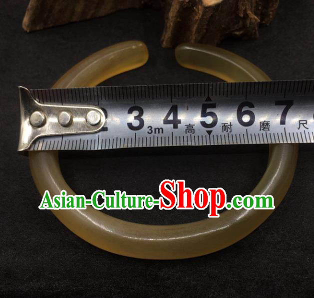 China National Bracelet Handmade Jewelry Accessories Traditional Sheep Horn Bangle