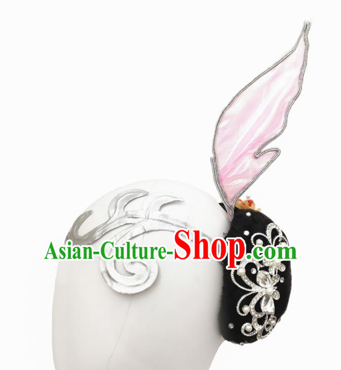 Traditional China Classical Dance Wig Chignon Fan Dance Fish Dance Hair Accessories