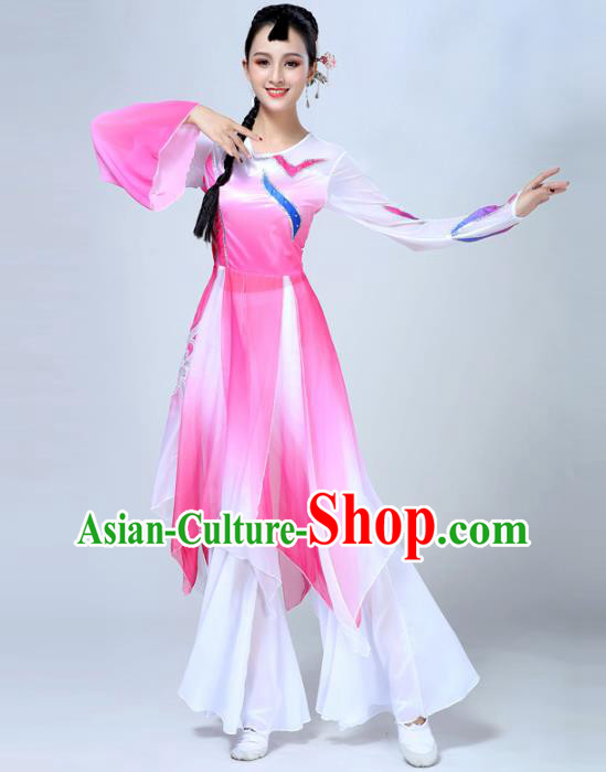 China Traditional Classical Dance Stage Show Costume Female Group Dance Outfits