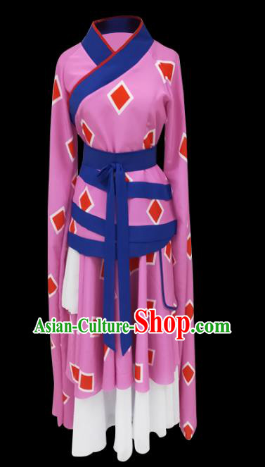 China Classical Dance Costume Traditional Han Dynasty Palace Dance Water Sleeve Dress