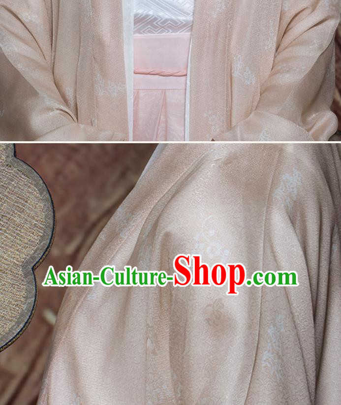China Traditional Song Dynasty Young Mistress Historical Clothing Ancient Patrician Lady Hanfu Costumes
