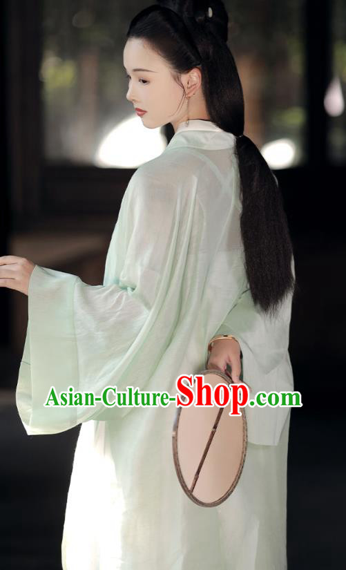 China Traditional Song Dynasty Beauty Historical Costumes Ancient Young Woman Hanfu Clothing