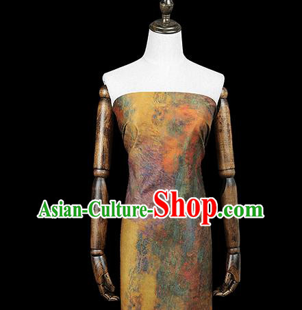 Chinese Qipao Dress Tapestry Cloth Traditional Gambiered Guangdong Gauze Fabric Classical Pattern Silk Drapery