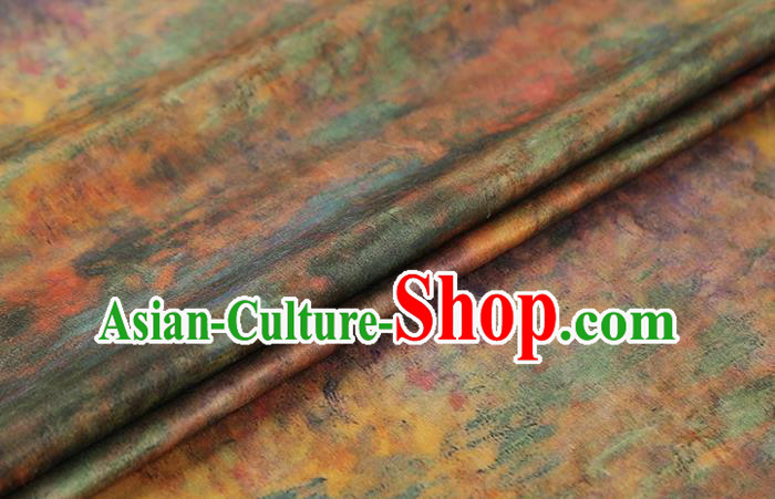 Chinese Qipao Dress Tapestry Cloth Traditional Gambiered Guangdong Gauze Fabric Classical Pattern Silk Drapery