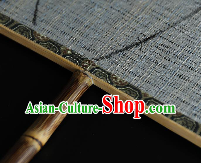 China Ink Painting Bamboo Silk Fan Handmade Fans Traditional Hanfu Palace Fan