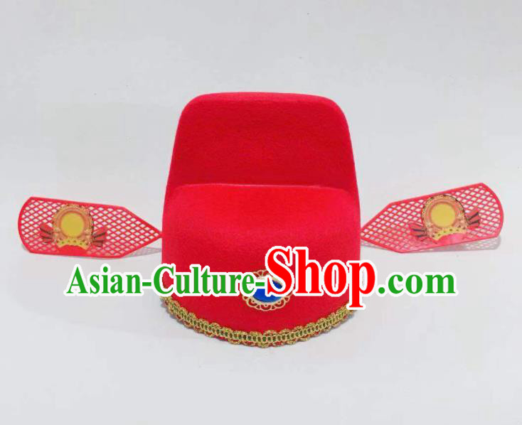 China Ancient Style Wu Sha Hat Traditional Peking Opera Scholar Hat Official Headwear