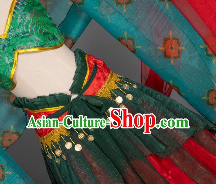 China Classical Dance Clothing Cosplay Dunhuang Fairy Hanfu Dress Ancient Princess Garment Costumes