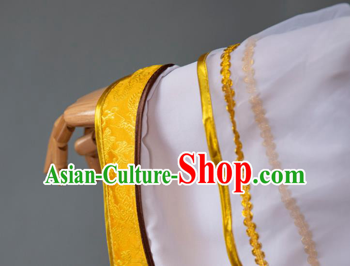 China Traditional Hanfu Clothing Cosplay Swordsman Red Apparels Ancient Young Hero Garment Costumes